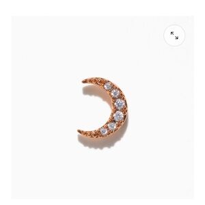 Girls Crew Crescent Earring ball back